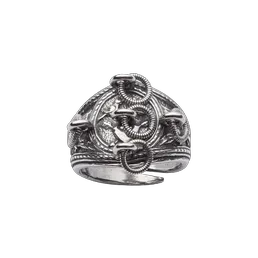 Produktbilde av Bunadsring stor kjærleiksring, oksidert