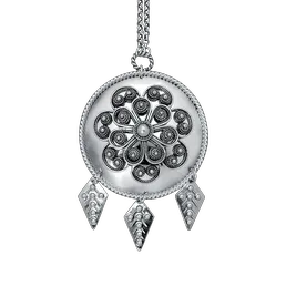 Produktbilde av Agnus Dei Trønder med 100 cm kjede, oksidert