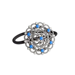 Produktbilde av H&aring;rstrikk - Rose med stein, oksidert